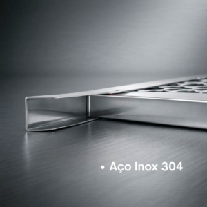 Grelha Moeda Para Churrasqueira 60 Cm X 48 Cm Aço Inox 304 - Imagem 7