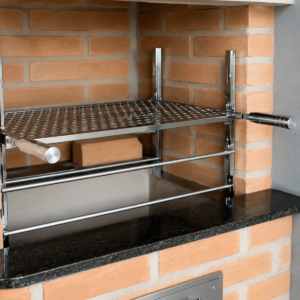 Grelha Moeda Para Churrasqueira 60 Cm X 48 Cm Aço Inox 304 - Imagem 10