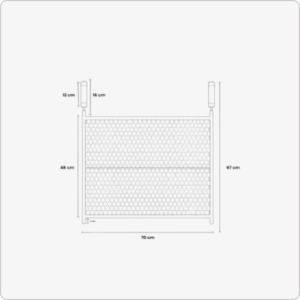 Grelha Moeda Para Churrasqueira 60 Cm X 48 Cm Aço Inox 304 - Imagem 3